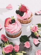 Картина по номерам Клубничная нежность Идейка