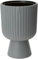 Горщик для квітів пластик Keli Mika 40 круглий платина 13,7 л Form Plastic