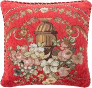 Подушка декоративная Букет 40x40 см красный La Nuit