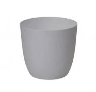 Горщик для квітів пластик Turo Eco 15 круглий платина 1,4 л Form Plastic
