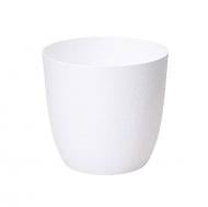 Горщик для квітів пластик Turo Eco 19 круглий білий 1,78 л Form Plastic