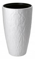 Горщик для квітів пластик Lati Slim 30 круглий білий 5,5 л Form Plastic