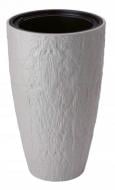 Горщик для квітів пластик Lati Slim 30 круглий сірий 5,5 л Form Plastic
