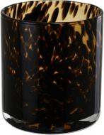 Подсвечник Confetti 9х10 см коричневый Wrzesniak Glassworks
