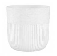 Горщик для квітів пластик Luca Petit 16 круглий білий Form Plastic