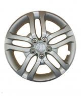 Ковпак для коліс A&K Peugeot A178(лого пластик) R16" 4 шт. срібний