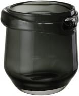 Ваза стеклянная Wrzesniak Glassworks Stamp 12 см серая 27-1828