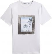 Футболка 4F TSHIRT M3034 4FWSS26TTSHM3034-10S р.L белый