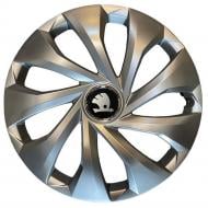 Колпак для колес SJS Skoda 343 R15" 4 шт. серебряный