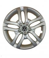 Колпак для колес A&K Volkswagen A178(лого наклейка) R15" 4 шт. серебряный