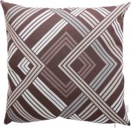 Подушка декоративна Brown square 43x43 см коричневий Walldeco