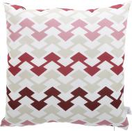 Подушка декоративна Red geometry 43x43 см різнокольоровий Walldeco