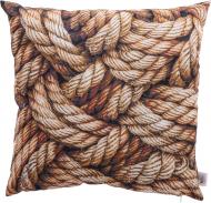 Подушка декоративна Rope 43x43 см коричневий Walldeco