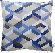 Подушка декоративна Blue rhomb 43x43 см різнокольоровий Walldeco