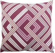 Подушка декоративна Red square 43x43 см бордовий Walldeco