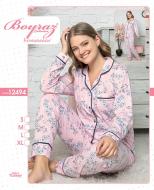 Пижама женская Бойраш р. L розовый 12494
