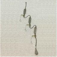 Оснастка Fishing Rain 20 г №18 "Супер карась" Лидкор, 3 пружины с отводами, окрашенные, 3 крючка #10, 20 гр.