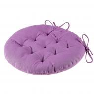 Подушка на стул Цветок 40 см фиолетовая Homeline