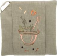 Прихватка Специи 20x20 см зеленый Гармонiя