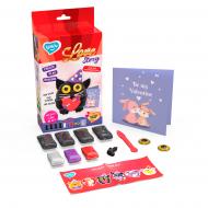 Набор для творчества Love story Черный котик с воздушным пластилином Lovin