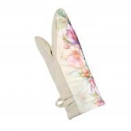 Рукавиця Квітка 28x16 см бежевий/з малюнком Homeline