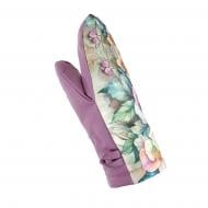 Рукавица Цветок 28x16 см фиолетовый/с рисунком Homeline