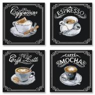 Картина по номерам Вкусный кофе Идейка