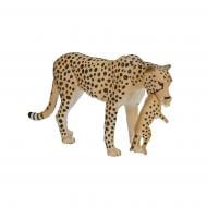 Игровая фигурка Mojo Cамка гепарда с детенышем 387167
