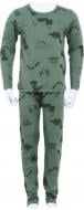 Пижама для мальчиков Luna Kids Дино р.128 зеленый 0297
