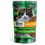 Корм сухий для котів Екко-гранула допомога виведенню шерсті 400 г