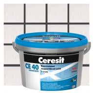 Затирка для плитки Ceresit CE 40 AQUASTATIC №18 2 кг черный