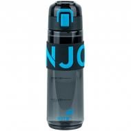 Бутылка для воды KITE 1233-2 680 мл черно-голубая