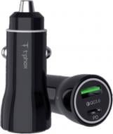 Автомобільний зарядний пристрій T-PHOX Rapid Car Charger PD20W + QC3.0 18W (T-C08 Black)