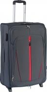 Чемодан Wings 1706 Midi 2 колеса 63x41x27 см 70 л серый Vt00047