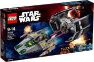 Конструктор LEGO Star Wars Вдосконалений винищувач TIE Дарта Вейдера проти A-Wing 75150