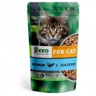 Корм сухий для котів Екко-гранула з лососем 400 г