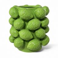 Ваза керамічна Nana ceramics Лимон маленький 21 см лайм глянець