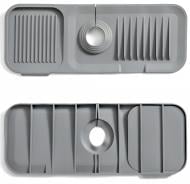 Коврик для мойки Smart Kitchen by Flamberg Nature SK 37х14х1,7 см темно-серый tms001