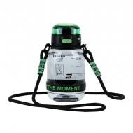 Бутылка для воды KITE 1218-2 700 мл черно-зеленая