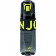 Бутылка для воды KITE 1233-1 680 мл черно-желтая