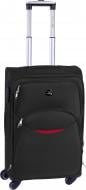 Чемодан Wings 1708 Mini 4 колеса 55x35x22 см 42 л черный Vt00093