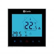 Терморегулятор для теплого пола Castle AC605H черный (55013663)