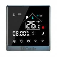 Терморегулятор для теплого пола Castle AC8400Н серебро