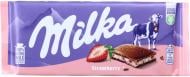 Молочный шоколад Milka Клубника 100 г