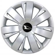 Ковпак для коліс SJS Daihatsu 411 R16" 4 шт. срібний