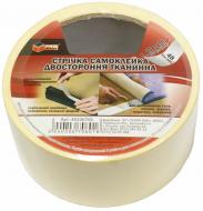 Самоклейка стрічка двохстороння на тканиній основі 48 мм 10м