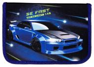 Пенал шкільний Fast Car 24107C CLASS чорний із малюнком