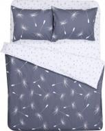 Комплект постельного белья Dandelion 1,5 белый с серым La Nuit