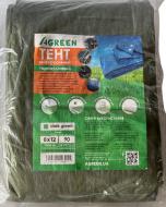 Тент універсальний Agreen 90 г/квм, 6м х 8 м темно-зелений