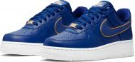 Кроссовки женские зимние Nike AIR FORCE 1 07 ESS AO2132-401 р.40,5 темно-синие